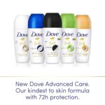 Dove Advanced Care 72h Invisible Dry White Freesia Anti-Perspirant Deodorant Roll-On 50ml - Image 2