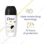 Dove Advanced Care 72h Invisible Dry White Freesia Anti-Perspirant Deodorant Roll-On 50ml - Image 6