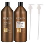 Redken All Soft Mega Curls Hydrating Shampoo & Conditioner Twin 2 x 1000ml - Image 3