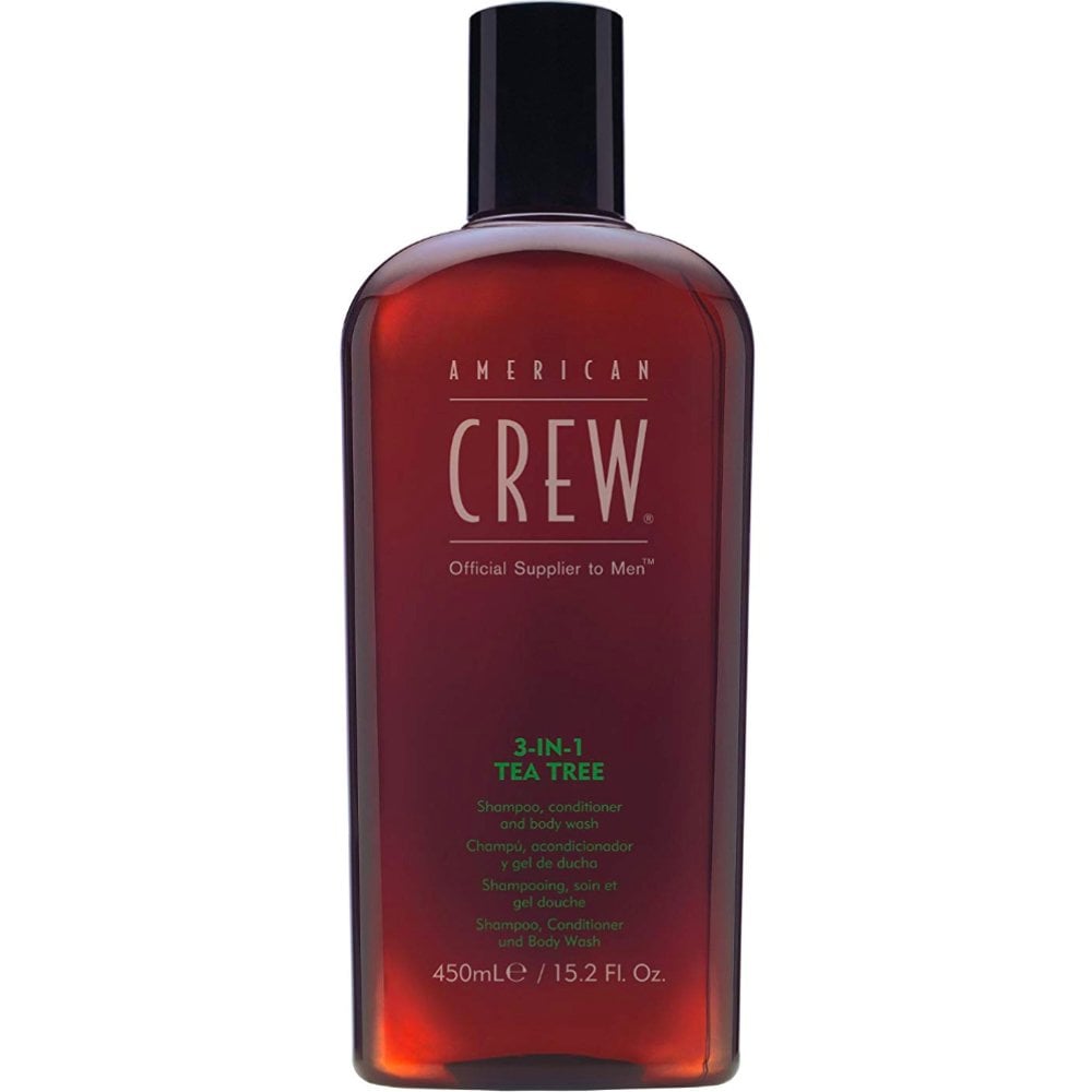american-crew-3-in-1-tea-tree-shampoo-conditioner-body-wash-450ml-p7978-21904_image.jpg American Crew 3 In 1 Tea Tree Shampoo, Conditioner & Body Wash 450ml - Image 1