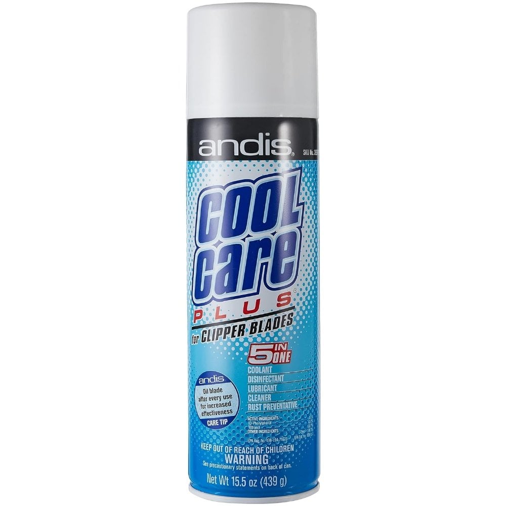 andis-cool-care-plus-spray-for-clipper-blades-458ml-p34917-104617_image.jpg Andis Cool Care Plus Spray for Clipper Blades 458ml - Image 1