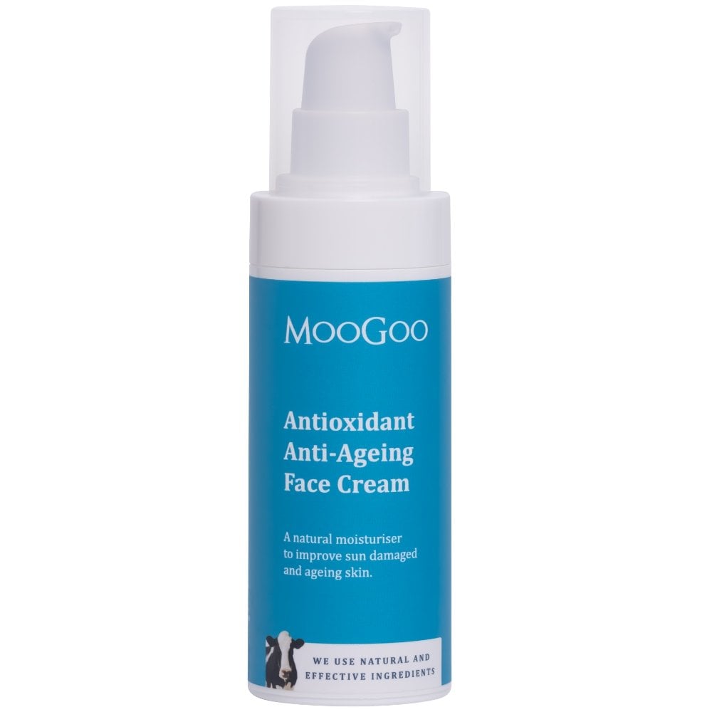 antioxidant-anti-ageing-face-cream-to-improve-sun-damaged-ageing-skin-75g-p37435-116954_image.jpg MooGoo Antioxidant Anti-Ageing Face Cream 75g - Image 1