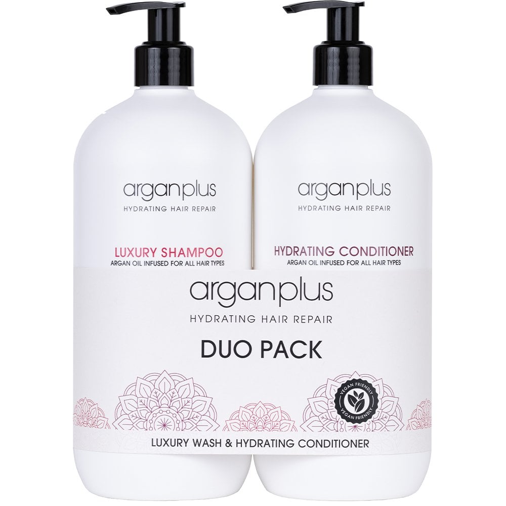 argan-plus-hydrating-hair-repair-argan-oil-infused-shampoo-conditioner-twin-2-x-760ml-p4776-64914_image.jpg Argan Plus Hydrating Hair Repair Argan Oil Infused Shampoo & Conditioner Twin 2 x 760ml - Image 1