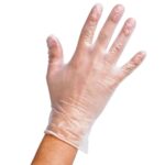 Aurelia Delight Lite PF Clear Powder Free Vinyl Examination Gloves Medium 100x
