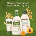 Aveeno Daily Moisturising Yogurt Body Wash Apricot & Honey 300ml - Image 5