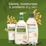 Aveeno Daily Moisturising Yogurt Body Wash Vanilla & Oat 300ml - Image 6