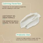 Aveeno Face Calm+ Restore Oat Gel Moisturiser 50ml - Image 2