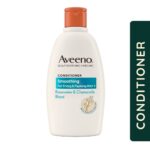 Aveeno Smoothing+ Rose Water & Chamomile Blend Conditioner 300ml - Image 9