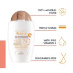 Avene Very High Protection Tinted Mineral Fluid SPF50+ 40ml - Image 2