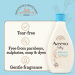 Aveeno Baby Daily Care Hair & Body Wash 250ml - Image 3