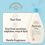 Aveeno Baby Daily Care Hair & Body Wash 400ml - Image 4