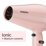 BaByliss 2200 Hair Dryer Rose Blush 5337U - Image 7