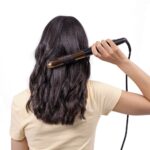 BaByliss Titanium Brilliance Straight & Curl Hair Straightener Rose Gold 2481U - Image 4