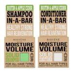Biovene Moisture Volume Biotin & Apple Cider Solid Shampoo & Conditioner Twin 2 x 40g - Image 3