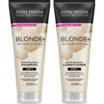 John Frieda Blonde+ Repair System Bond Building Shampoo & Conditioner Twin 2 x 250ml - Image 3