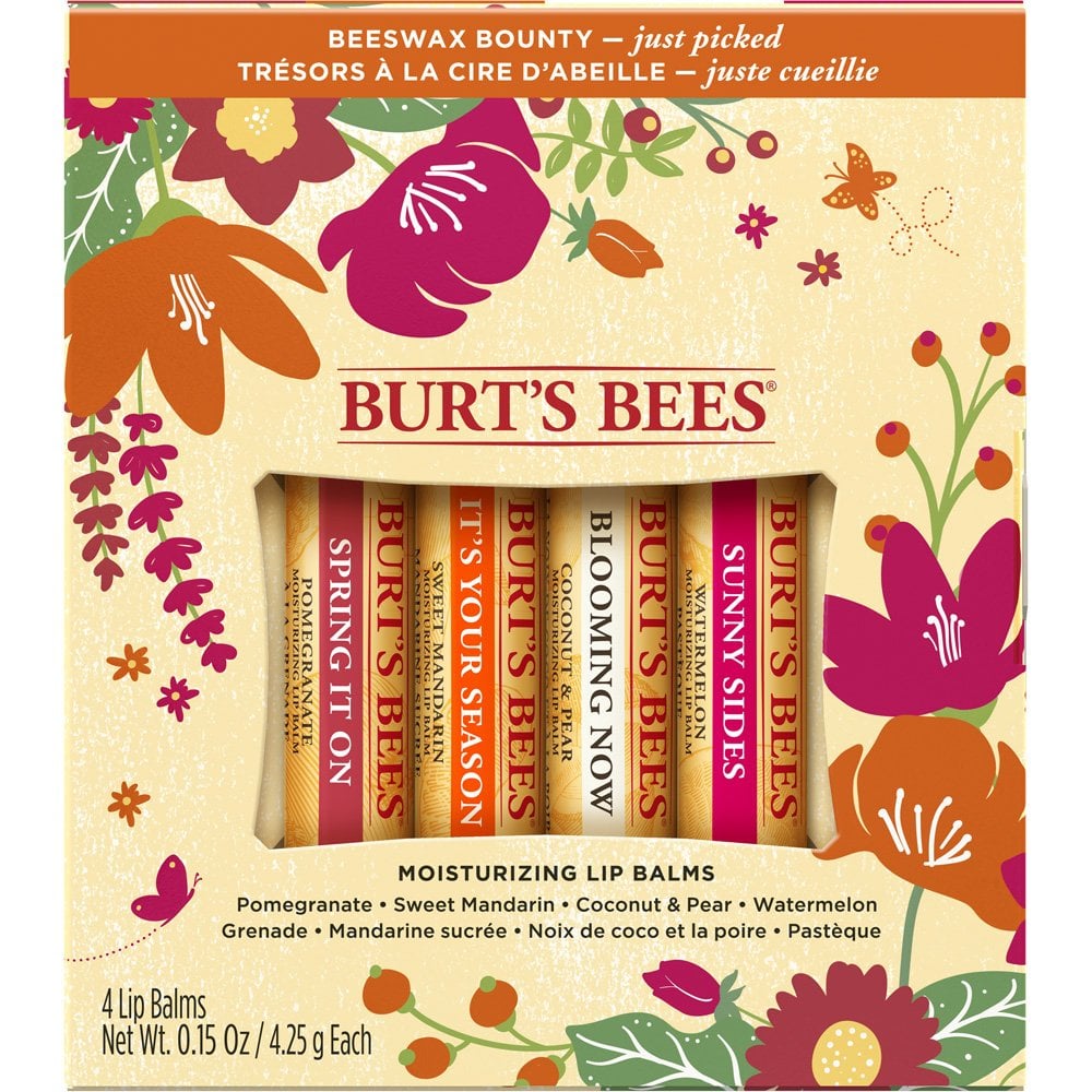 burt-s-bees-just-picked-lip-balm-pack-4-x-4-25g-p30895-81938_image.jpg Burt's Bees Just Picked Lip Balm Pack 4 x 4.25g - Image 1