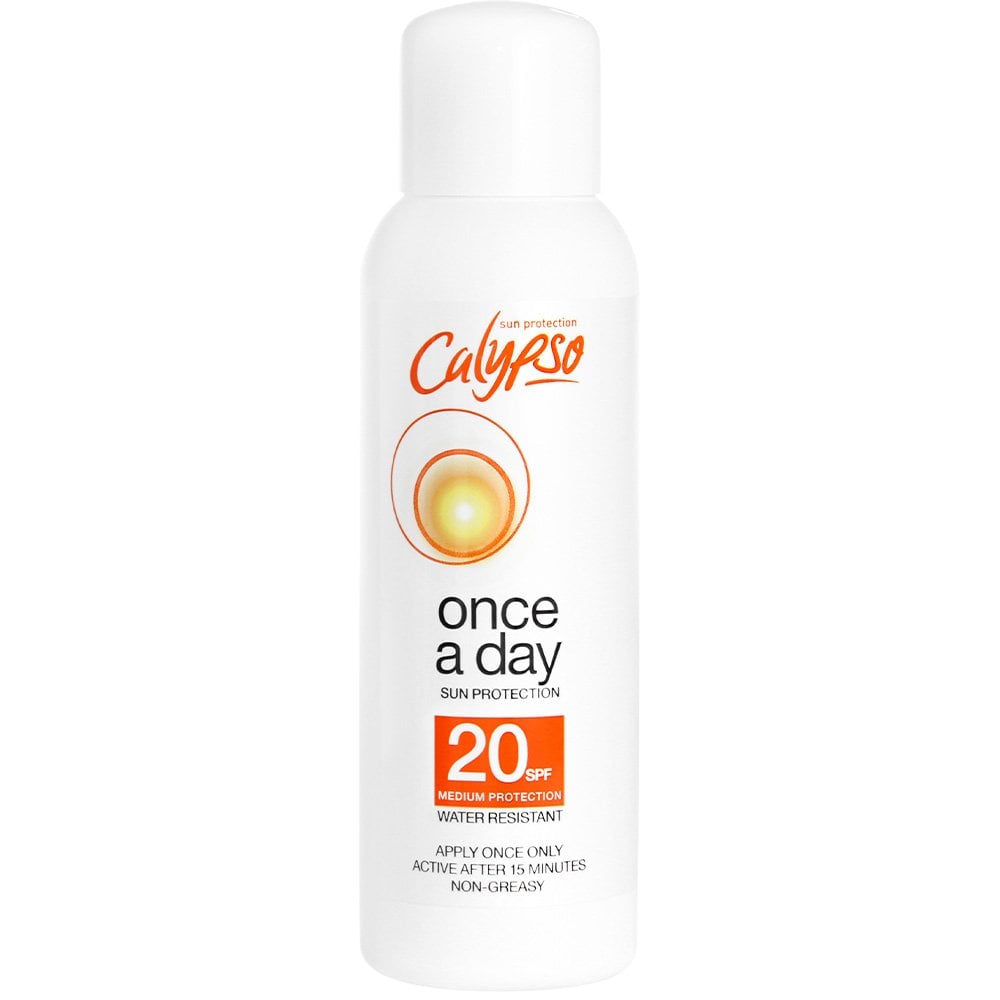 calypso-medium-protection-once-a-day-sun-protection-cream-spf20-200ml-p22731-49608_image.jpg Calypso Once A Day Sun Protection Cream SPF20 200ml - Image 1