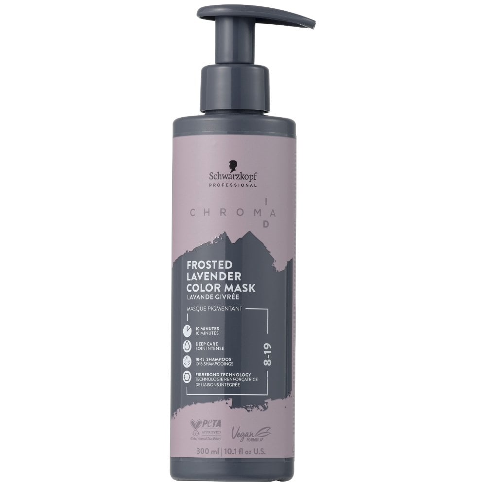chroma-id-bonding-colour-mask-8-19-frosted-lavender-300ml-p25310-113103_image.jpg Schwarzkopf Professional Chroma ID Bonding Colour Mask 8-19 Frosted Lavender 300ml - Image 1
