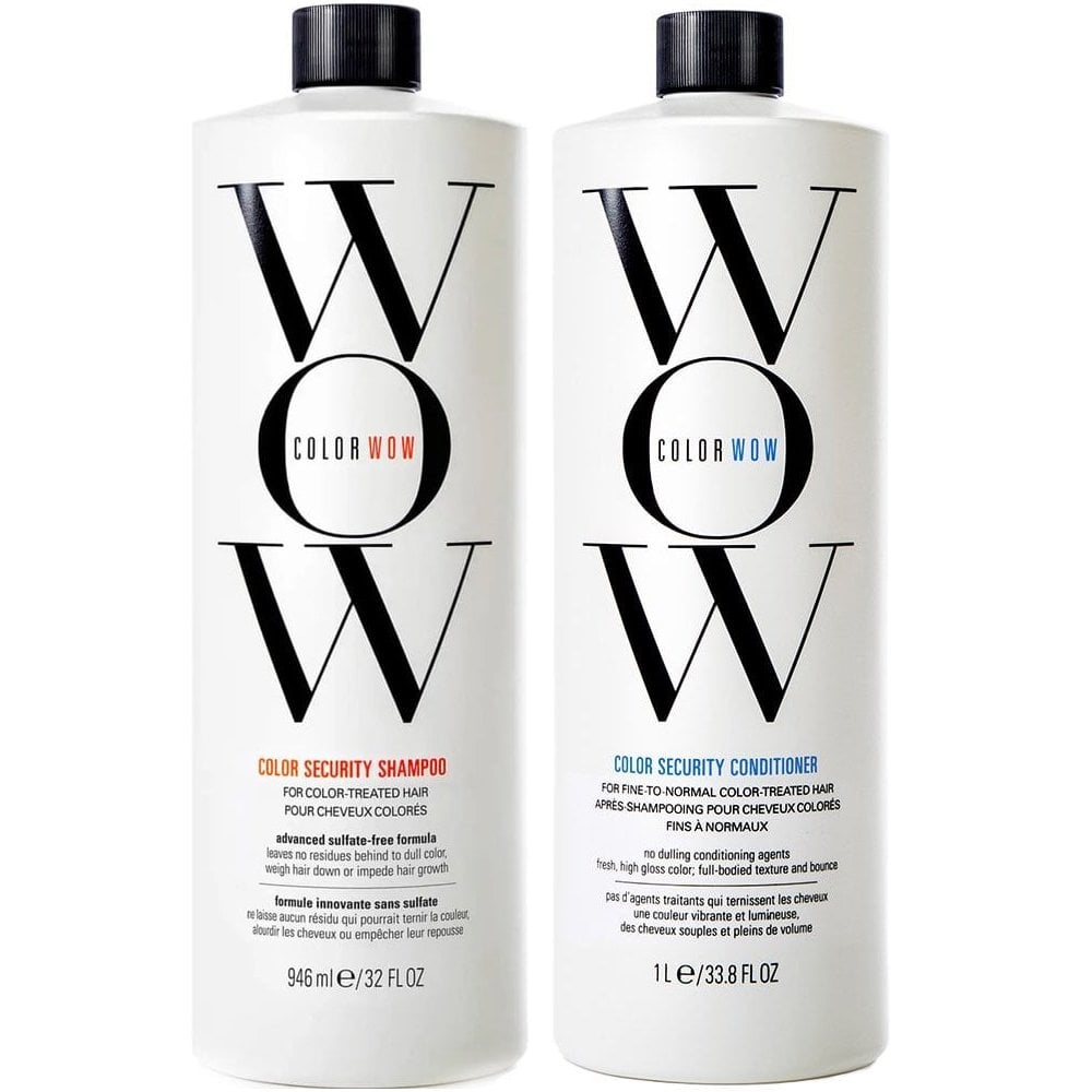 Color Wow Color Security Shampoo & Conditioner for Fine to Normal Colour-Treated Hair Twin 2 x 946ml - Image 3