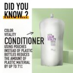 KMS Colour Vitality Colour & Radiance Restoring Conditioner Refill Pouch 750ml - Image 3