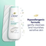 Dove Advanced Care Derma Hypoallergenic Fragrance-Free Body Wash 400ml - Image 2