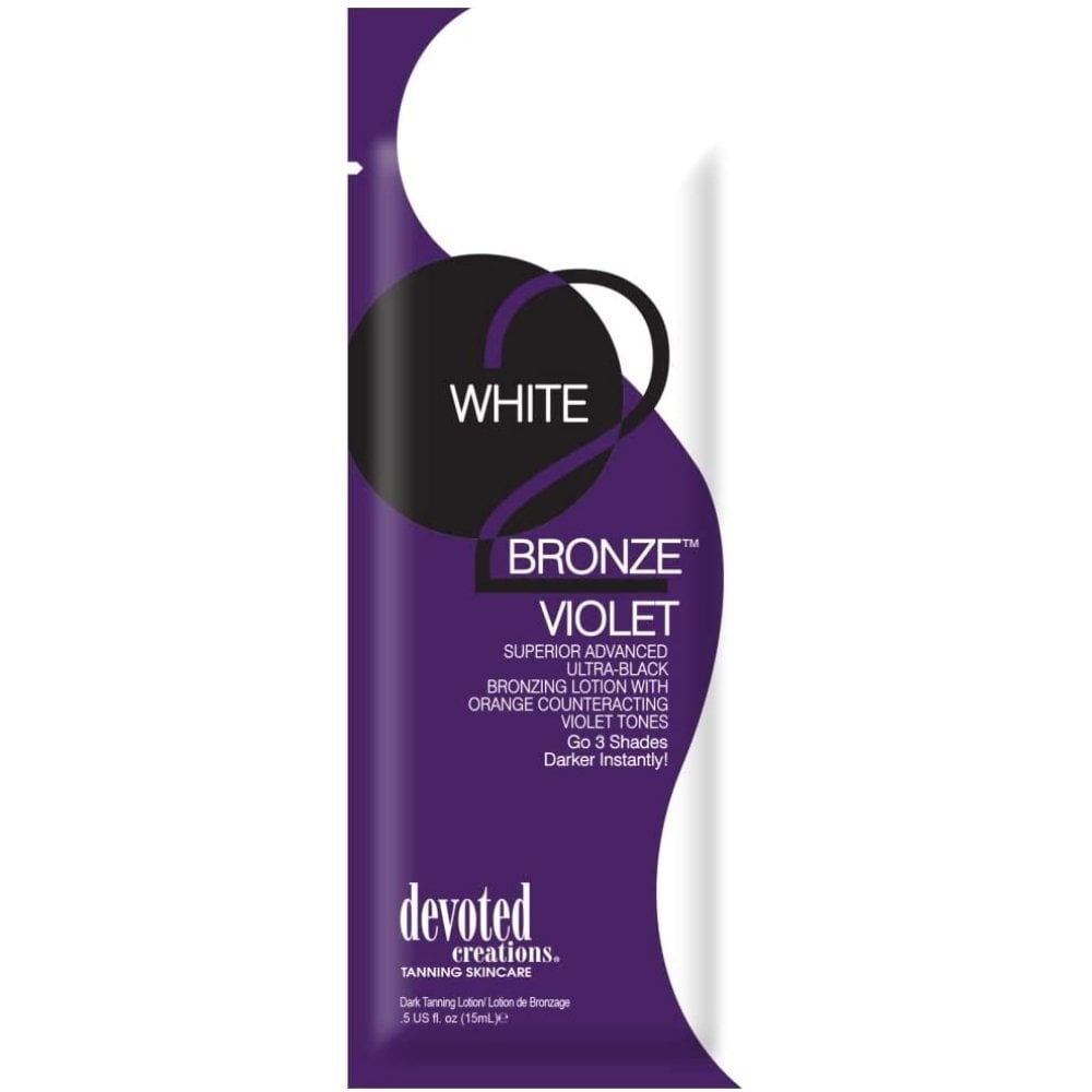 devoted-creations-white2bronze-violet-superior-advanced-ultra-black-bronzing-tanning-accelerator-sachet-15ml-p31565-86325_image.jpg Devoted Creations White2Bronze Violet Tanning Accelerator Sachet 15ml - Image 1