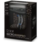 Diva Pro Micro 5000 Pro Hair Dryer Black - Image 6