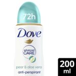 Dove Advanced Care 72h Go Fresh Pear & Aloe Vera Anti-Perspirant Deodorant Spray 200ml - Image 3