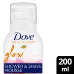 Dove Glow Blood Orange & Spiced Rhubarb Shower & Shave Mousse 200ml - Image 7