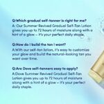 Dove Summer Revived Self Tanning Body Lotion Medium To Dark 200ml - Image 4