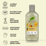 Dr. Organic Calendula Shampoo & Conditioner Twin 2 x 265ml - Image 2
