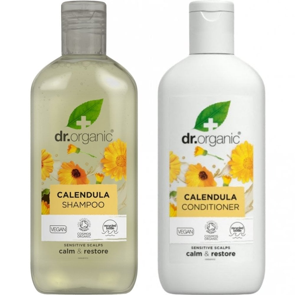 dr-organic-calendula-shampoo-conditioner-for-sensitive-scalps-twin-2-x-265ml-p32117-89638_image.jpg Dr. Organic Calendula Shampoo & Conditioner Twin 2 x 265ml - Image 1