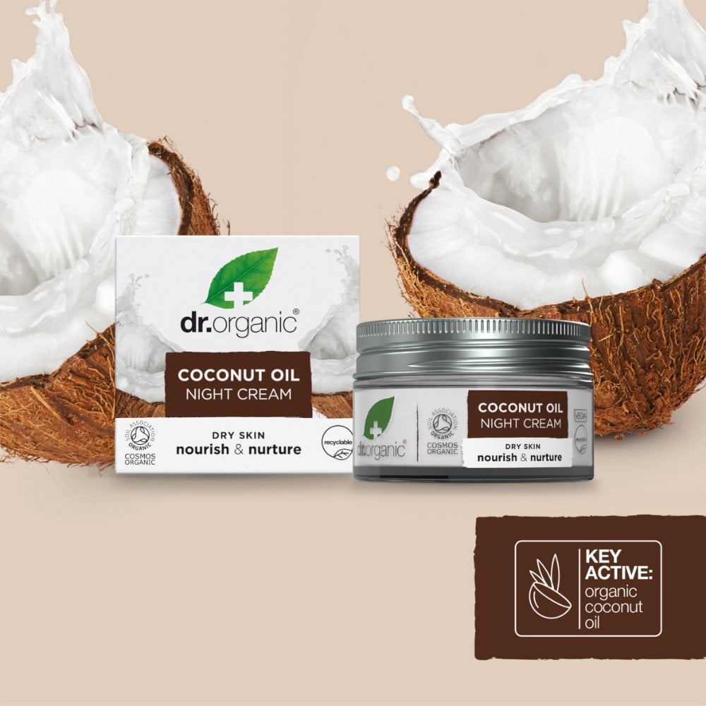 dr-organic-virgin-coconut-oil-night-cream-for-dry-skin-50ml-p31809-87257_image.jpg Dr. Organic Virgin Coconut Oil Night Cream 50ml - Image 1