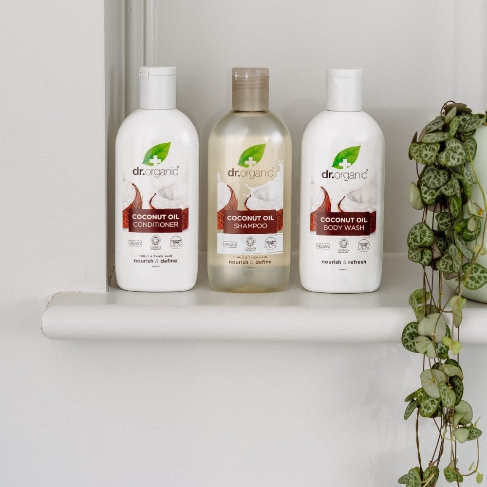 dr-organic-virgin-coconut-oil-shampoo-for-curly-thick-hair-265ml-p31805-87222_image.jpg Dr. Organic Virgin Coconut Oil Shampoo 265ml - Image 1