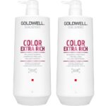Goldwell DualSenses Colour Brilliance Extra Rich Shampoo & Conditioner Twin 2 x 1000ml - Image 2