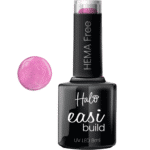 Halo EasiBuild Brush On Builder Gel Pink Glitter 8ml - Image 3