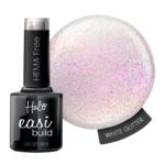 Halo EasiBuild Brush On Builder Gel White Glitter 8ml - Image 2