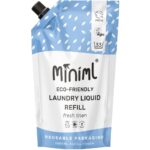 Miniml Non-Bio Laundry Liquid Fresh Linen Pouch 1000ml - Image 4