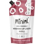 Miniml Washing Up Liquid Wild Rhubarb & Lemon Refill Pouch 1000ml - Image 5