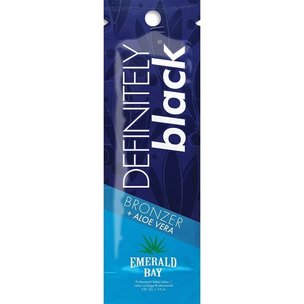emerald-bay-definitely-black-bronzer-aloe-vera-tanning-accelerator-lotion-sachet-15ml-p33080-93717_image.jpg Emerald Bay Definitely Black Tanning Accelerator Lotion Sachet 15ml - Image 1