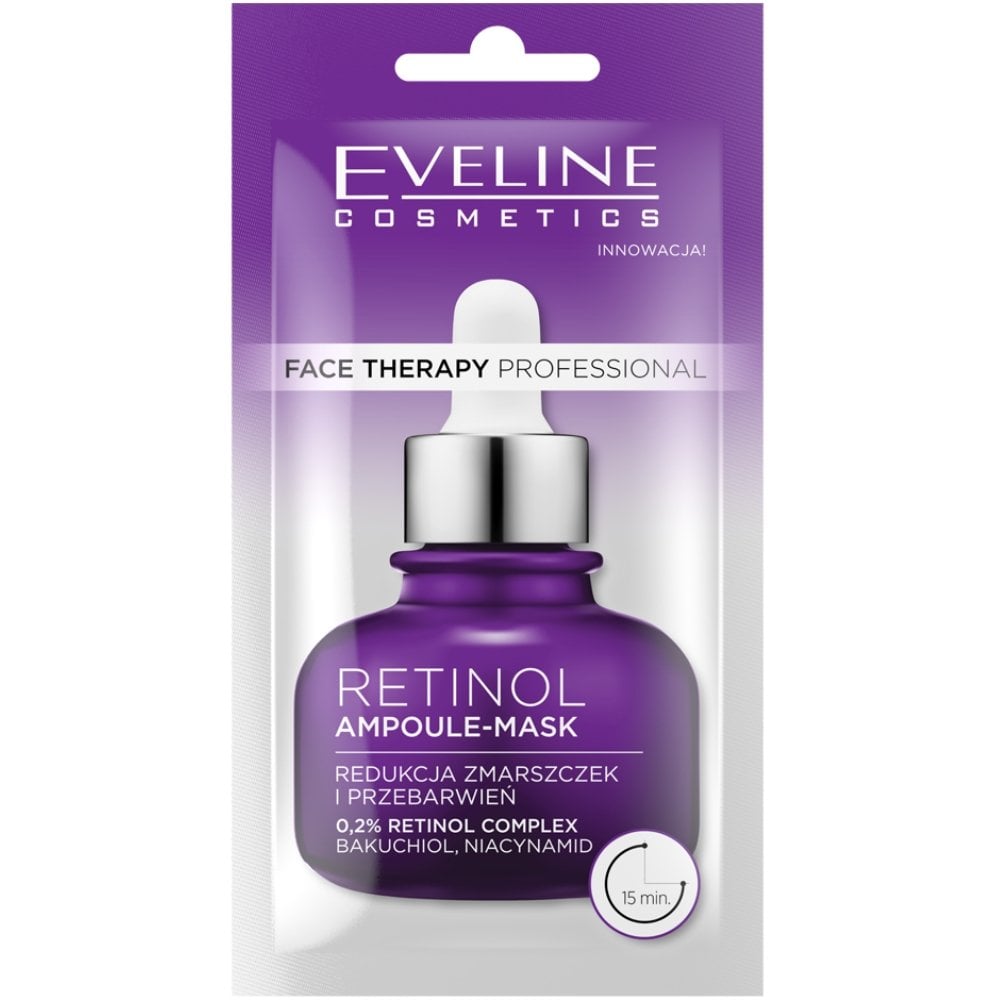 eveline-cosmetics-face-therapy-professional-retinol-ampoule-mask-for-ageing-skin-8ml-p34008-98507_image.jpg Eveline Cosmetics Face Therapy Professional Retinol Ampoule-Mask 8ml - Image 1