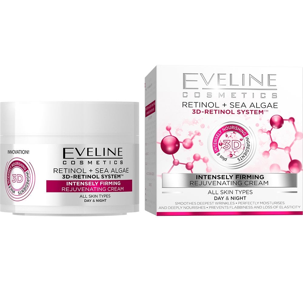 eveline-cosmetics-retinol-sea-algae-intensely-firming-rejuvenating-day-cream-50ml-p18871-38304_image.jpg Eveline Cosmetics Intensely Firming Rejuvenating Day/Cream 50ml - Image 1