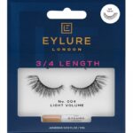 Eylure 3/4 Length 004 Light Volume Strip Lashes Black - Image 2