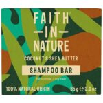 Faith In Nature Coconut & Shea Butter Shampoo Bar 85g - Image 2