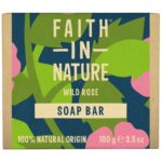 Faith In Nature Wild Rose Hand Made Soap 100g - Image 2