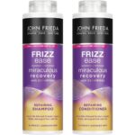 John Frieda Frizz Ease Miraculous Recovery Repairing Shampoo & Conditioner Twin 2 x 500ml - Image 5