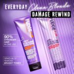 Fudge Professional Everyday Clean Blonde Damage Rewind Toning Conditioner 250ml - Image 6
