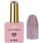 Glitterbels Rose Sparkle Gel Polish 8ml - Image 2