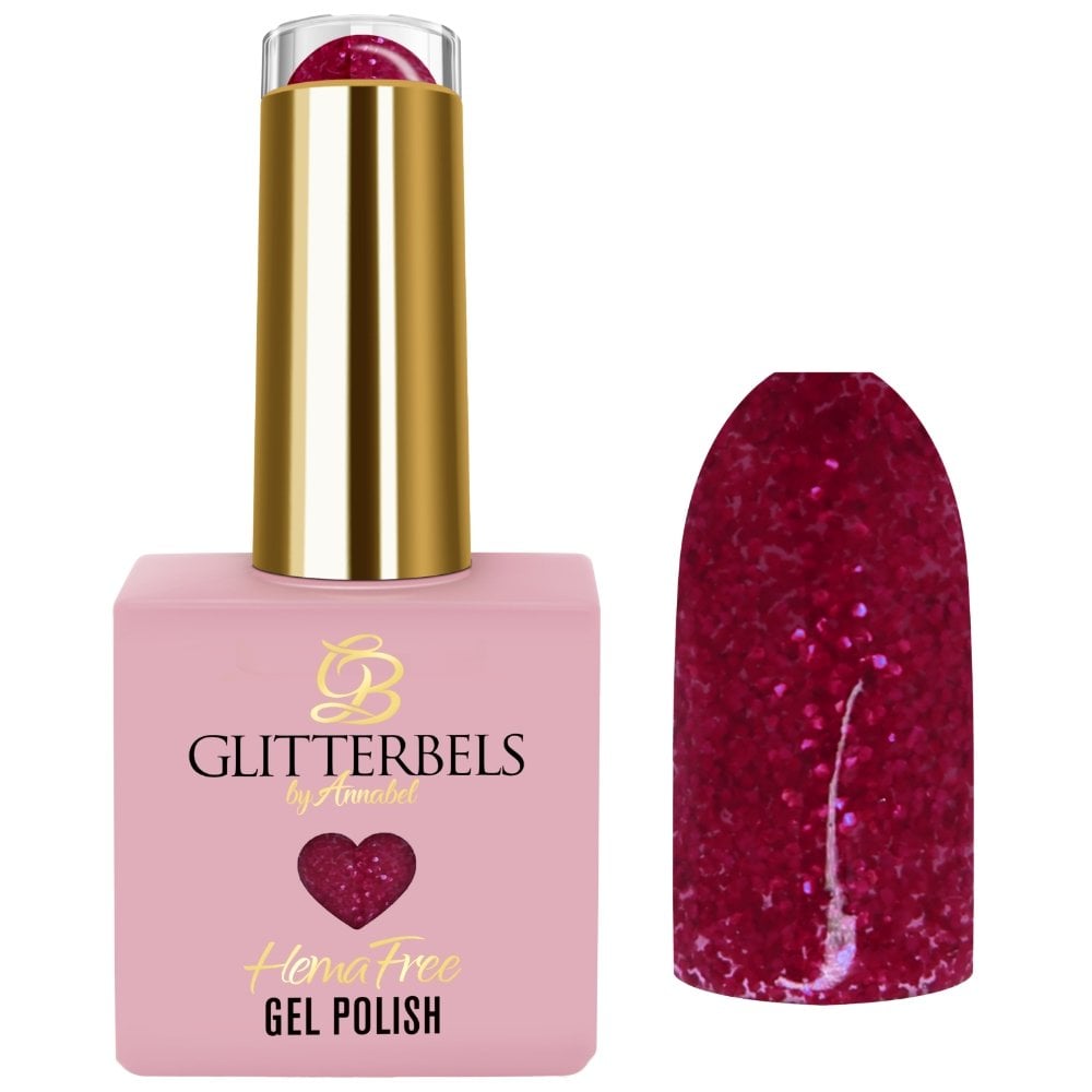 glitterbels-strawberry-glaze-gel-polish-8ml-p36138-110631_image.jpg Glitterbels Strawberry Glaze Gel Polish 8ml - Image 1