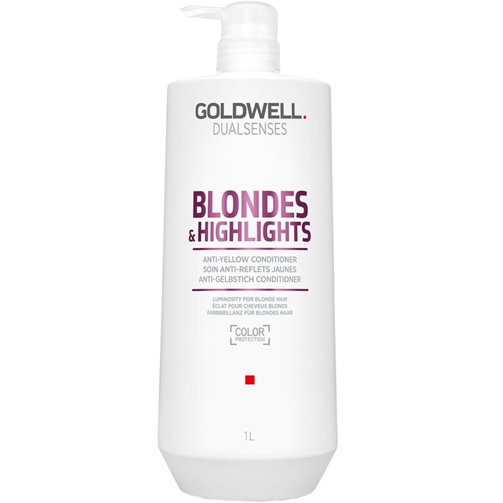 goldwell-dualsenses-blondes-highlights-anti-yellow-conditioner-for-blonde-hair-1000ml-p10257-23173_image_bf06b6a1-f9da-4707-a116-78361b163baf.jpg Goldwell DualSenses Blonde & Highlights Anti-Yellow Shampoo & Conditioner Twin 2 x 1000ml - Image 1